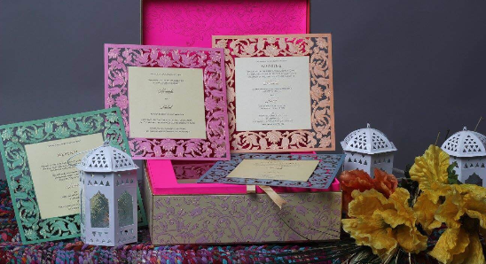 White Mirage- Wedding Cards